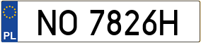 Truck License Plate